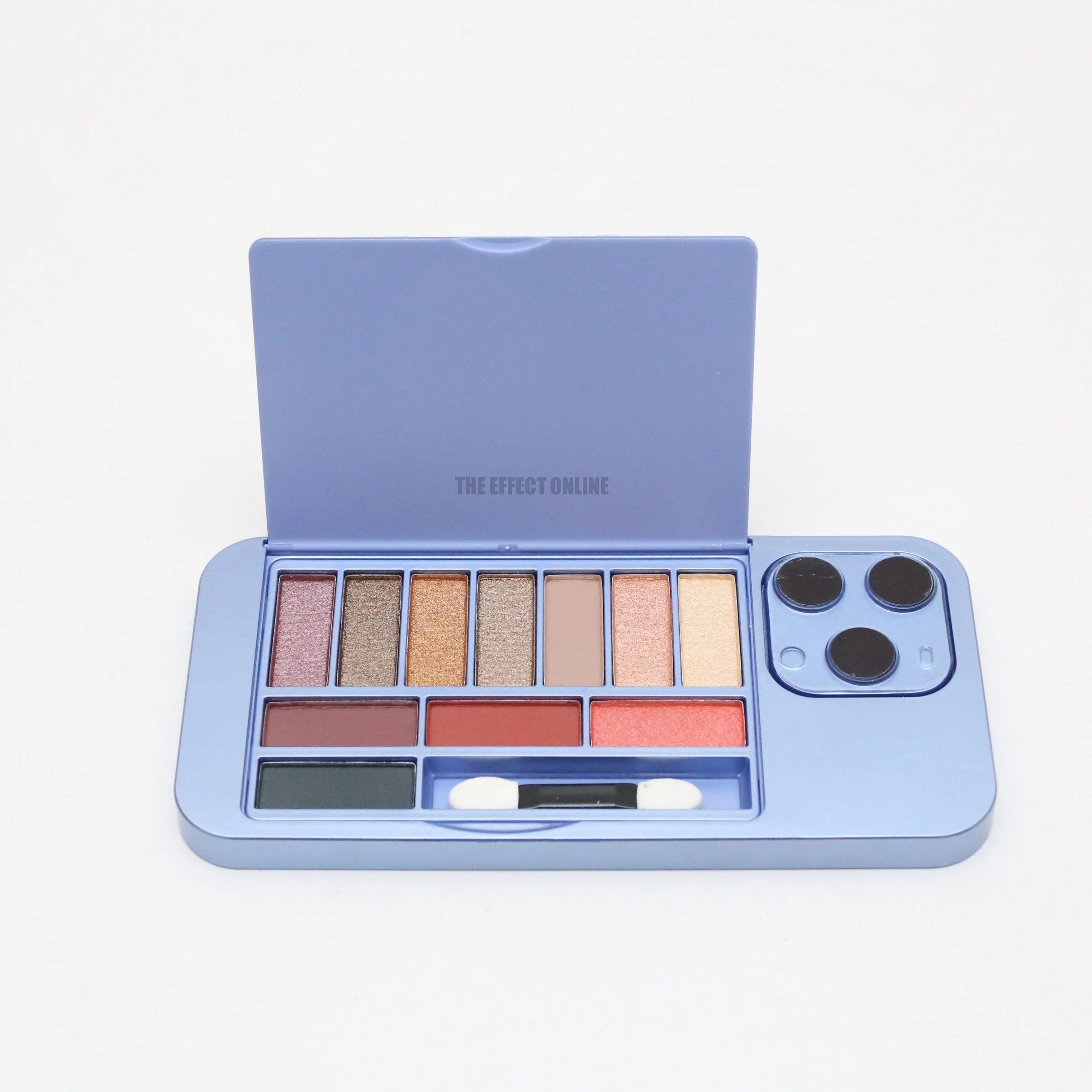 iPhone Makeup Palette, 11 Color Eyeshadow Palette with Mirror Back, Eyeshadow Highlighter Blusher Palette iPhone Makeup Palette, 11 Color Eyeshadow Palette with Mirror Back, Eyeshadow Highlighter Blusher Palette